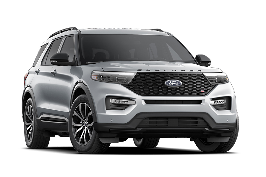 Silver Ford SUV